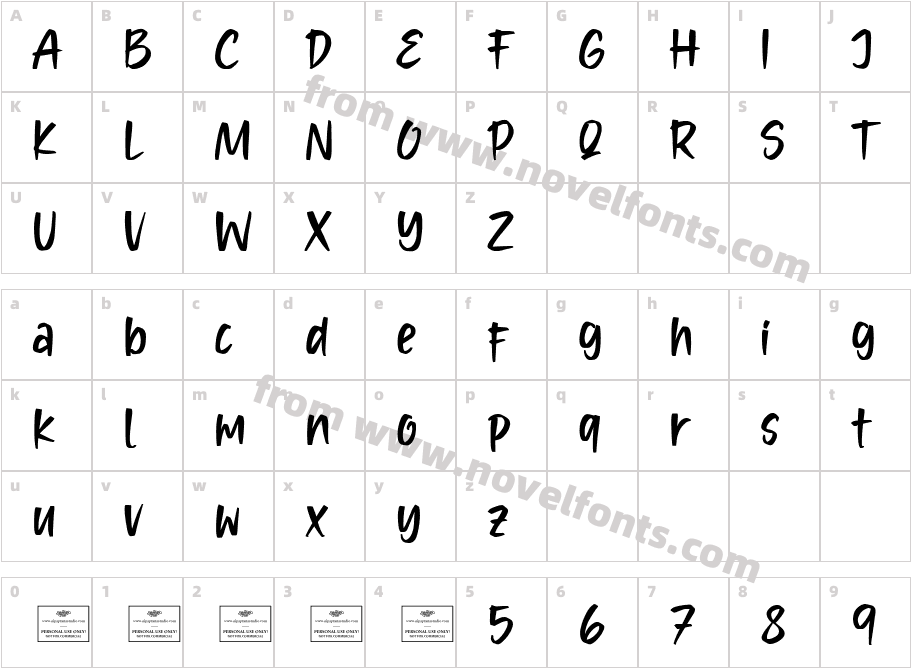 MarakoCharacter Map