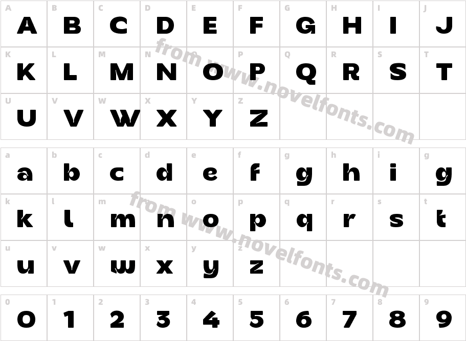 JT Olifer SemiboldCharacter Map