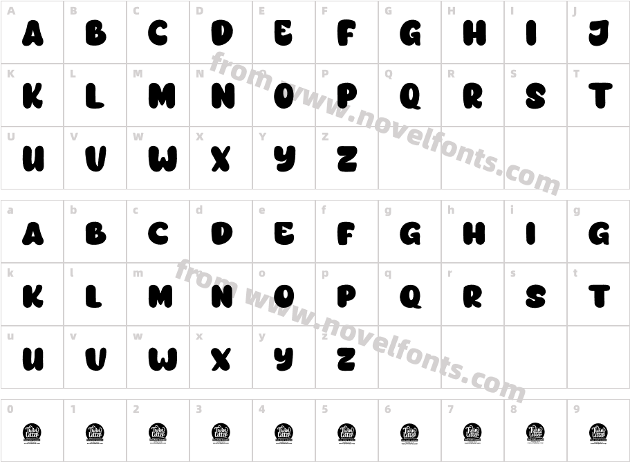 JUDGER Personal UseCharacter Map
