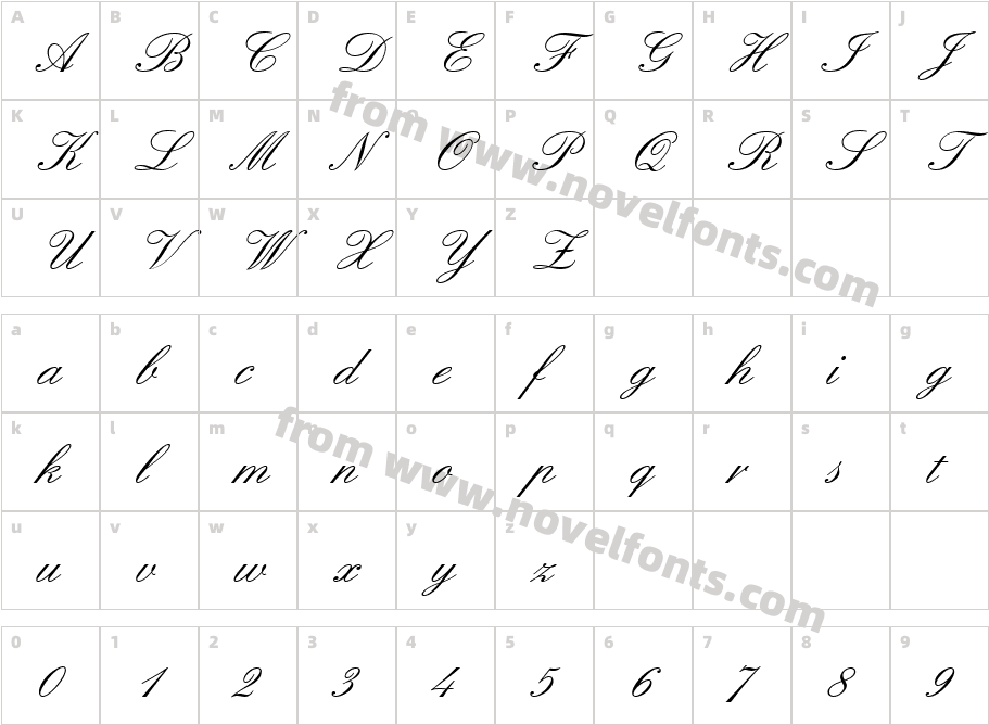 178-CAI978Character Map