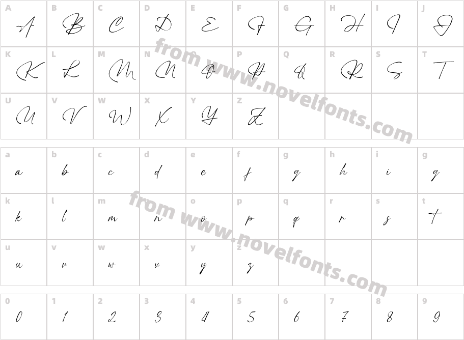 March ShineCharacter Map