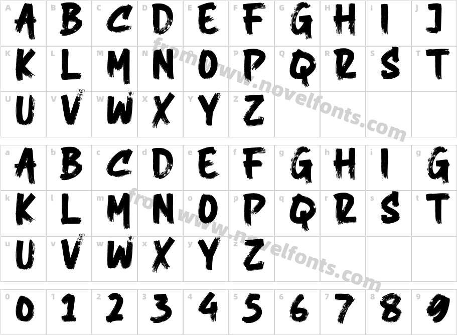 JhinoCharacter Map
