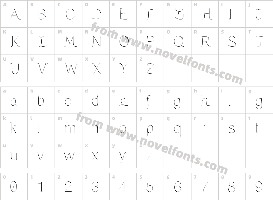 Maria LiteCharacter Map