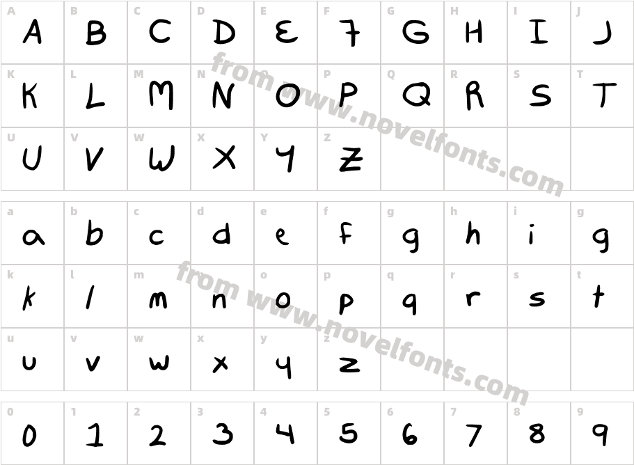 MarieCharacter Map