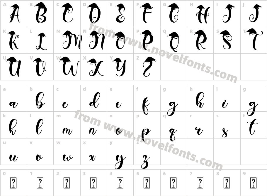 Juliette SantaCharacter Map