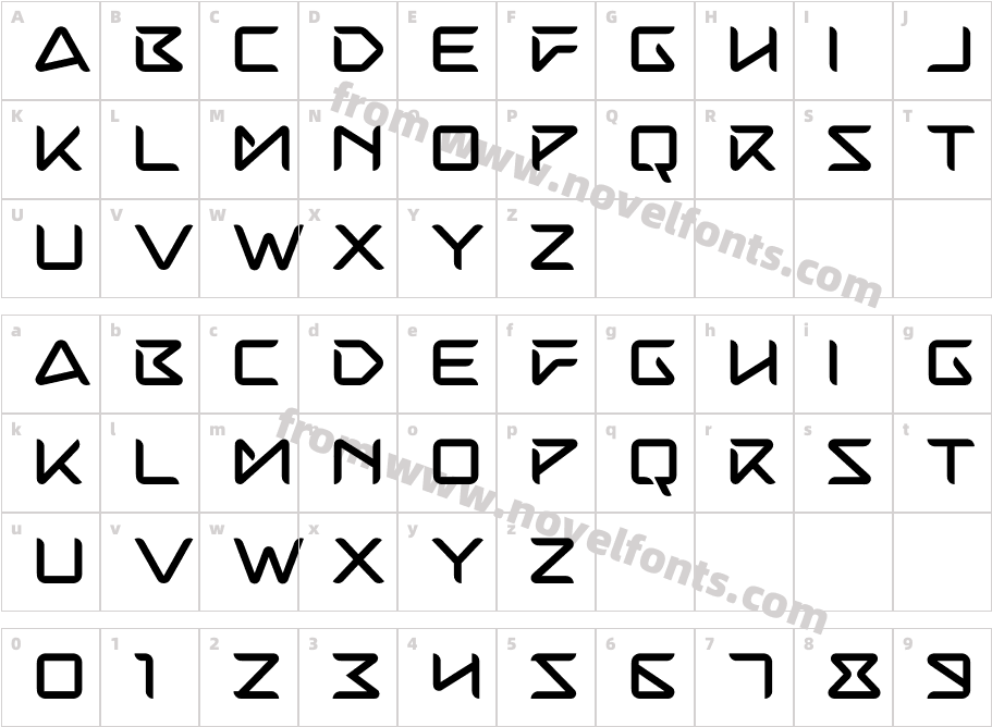KaherCharacter Map