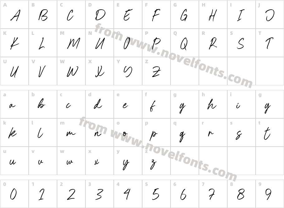 KalihanCharacter Map