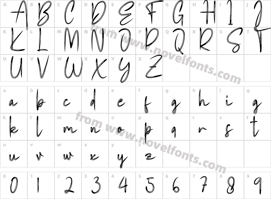 AngelicSilliniaRegularCharacter Map