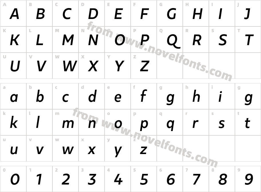 Kappa Display Bold ItalicCharacter Map