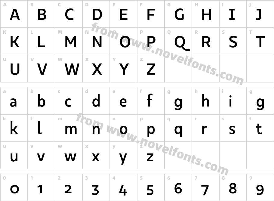 Kappa Text BoldCharacter Map