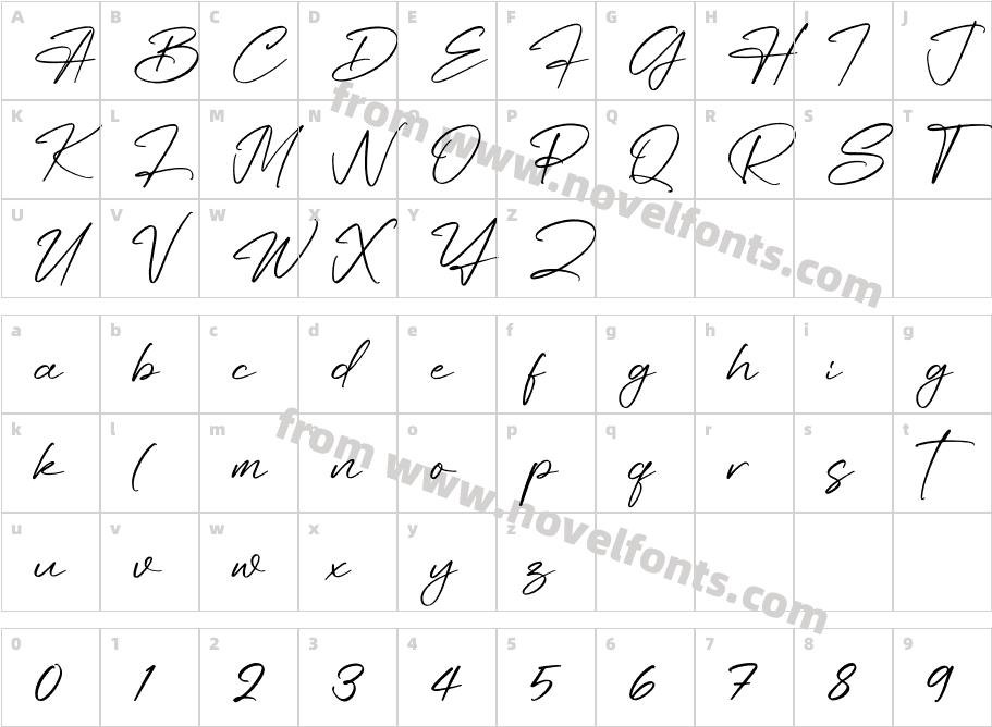 AngelinCharacter Map