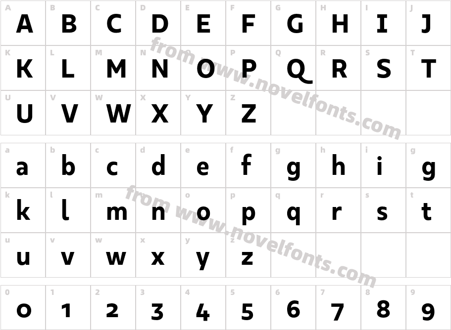 Kappa Text Extra BoldCharacter Map