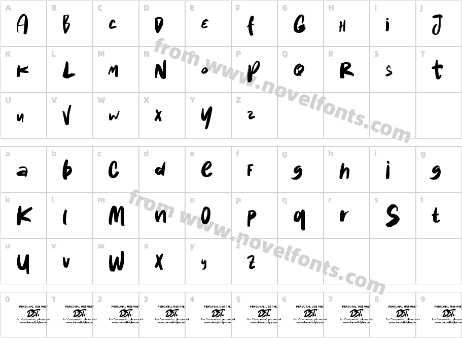 Kebalik BrushCharacter Map