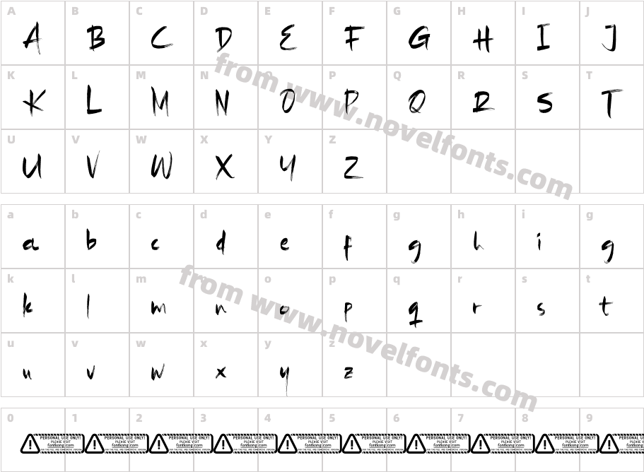 Keinsato PERSONAL USE ONLY!Character Map