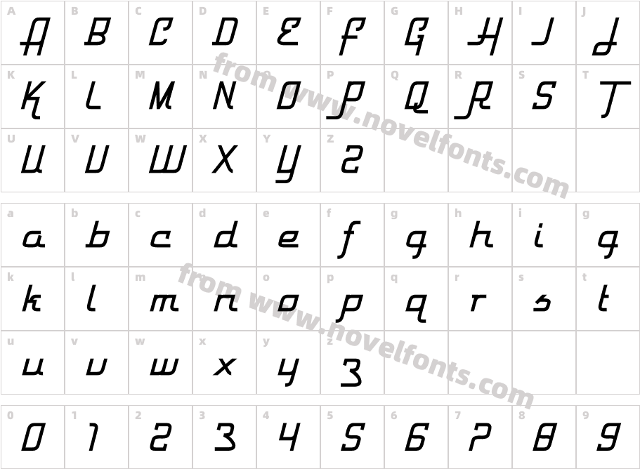 Kemalhes RegularCharacter Map