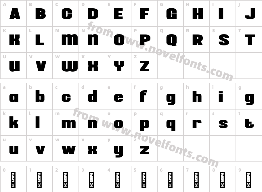 Kemio ExpandedCharacter Map