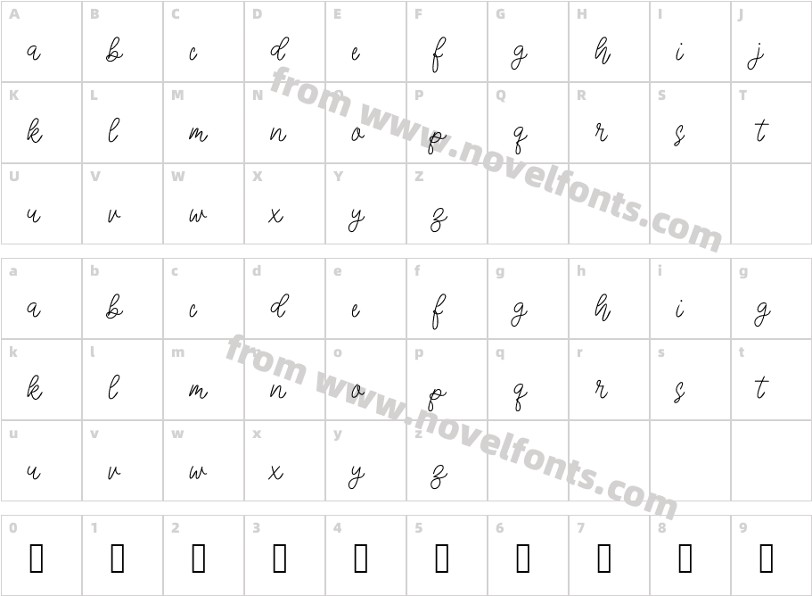 MarooneCharacter Map