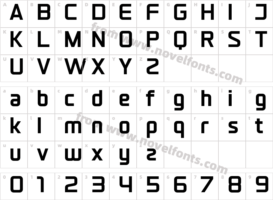 Kimoe BlackCharacter Map