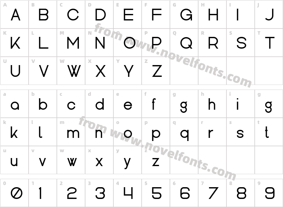 Kindel BlackCharacter Map