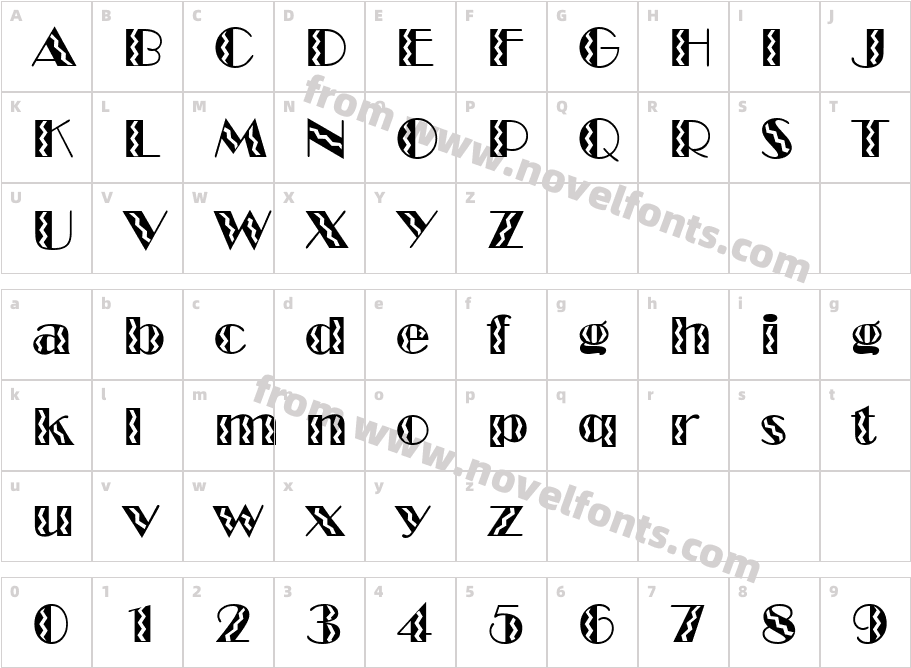 MarqueeFlashCharacter Map