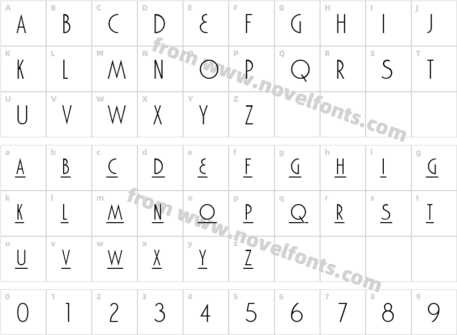 Marquisette BTN Lined LightCharacter Map