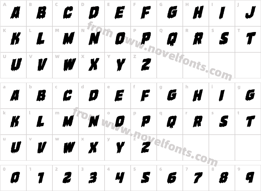 Marsh Thing RotalicCharacter Map