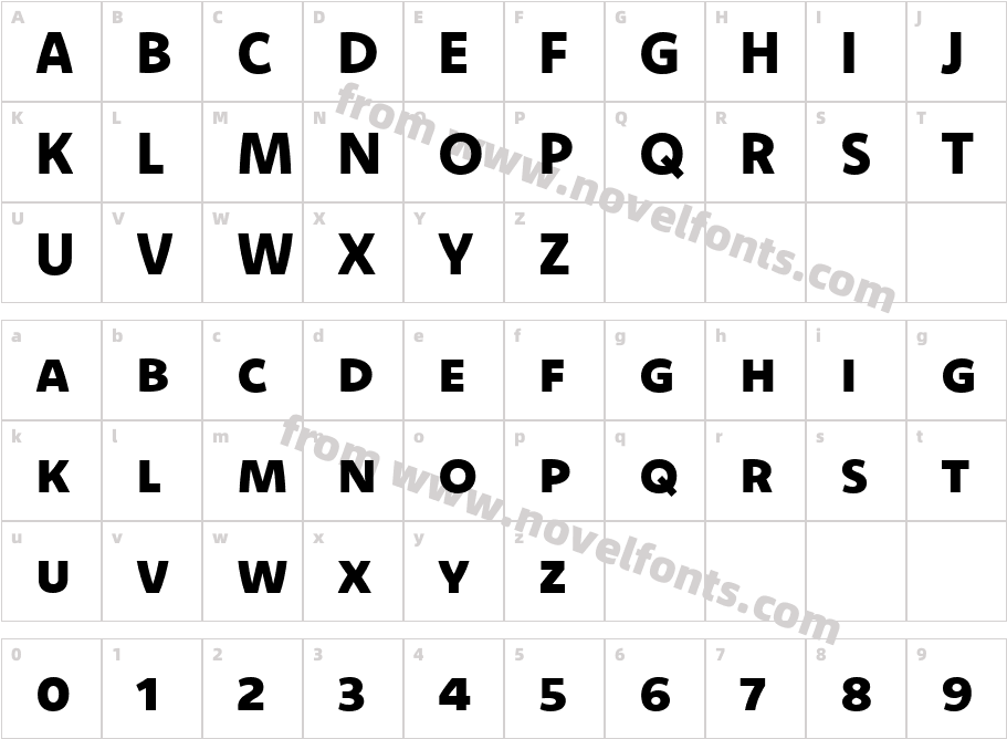 Komet Heavy SCCharacter Map