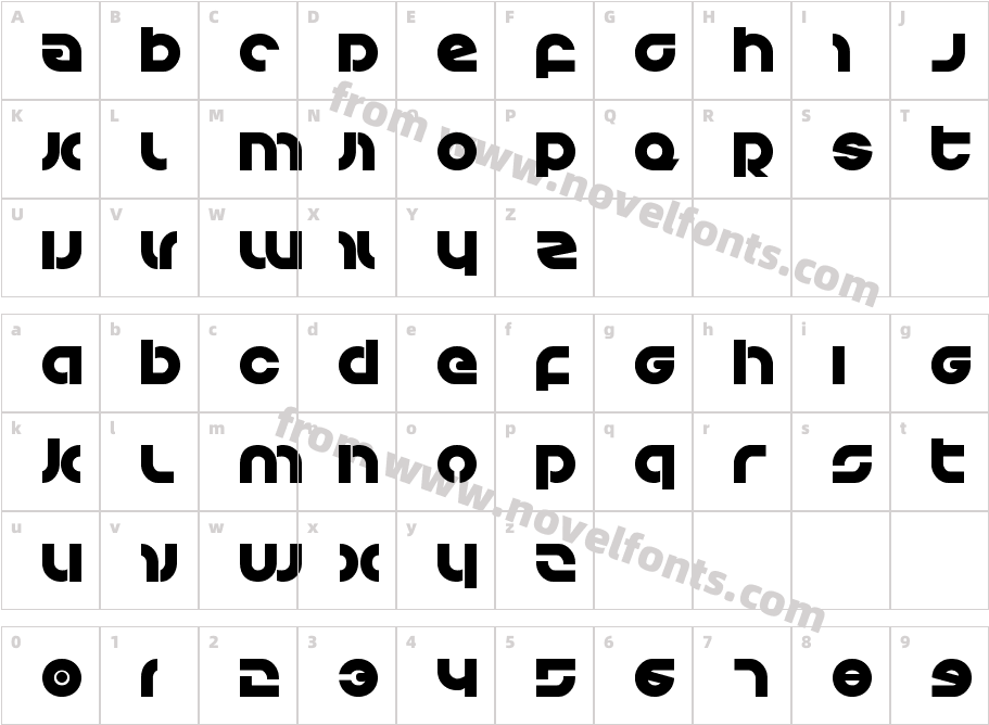 Kovacs TitleCharacter Map