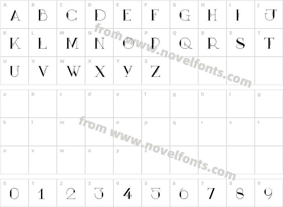 Mary [CAPS]Character Map