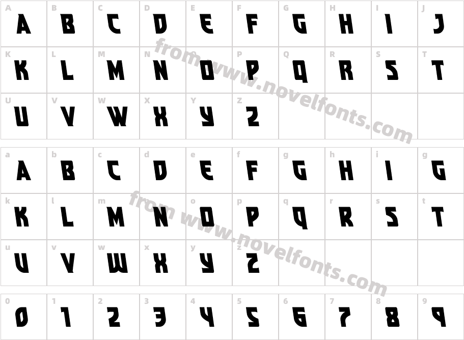 Kung Fu Master Semi LeftalicCharacter Map