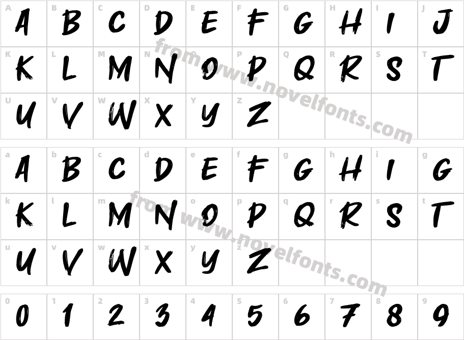 MasikuCharacter Map