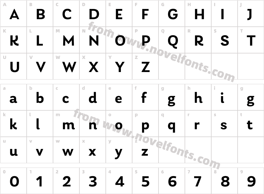 Laca SemiboldCharacter Map