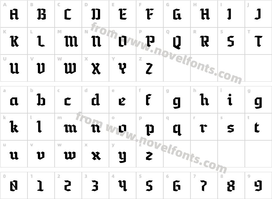 Le Trufett DemoCharacter Map