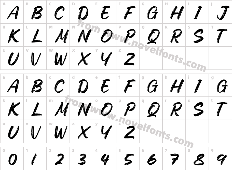 LecurettaCharacter Map
