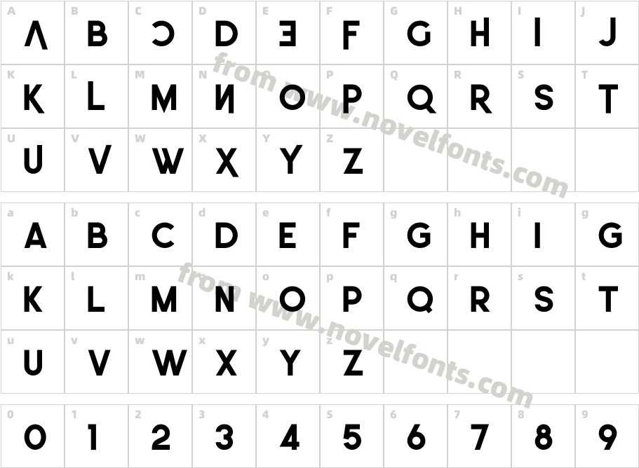 Leo Sans Pro BoldCharacter Map