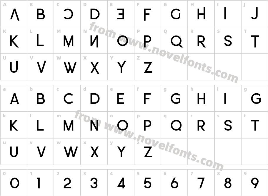 Leo Sans Pro MediumCharacter Map