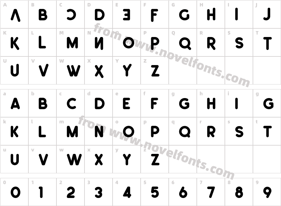 Leonardo Rounded DemoCharacter Map