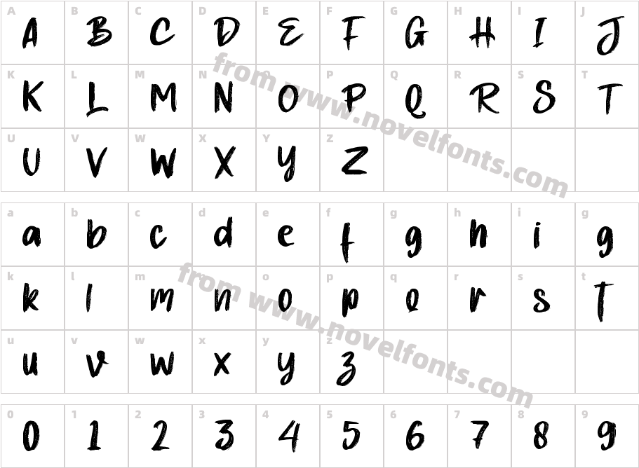 Light Bearer Personal useCharacter Map