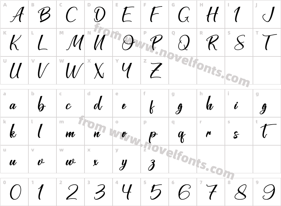 LightmoonCharacter Map