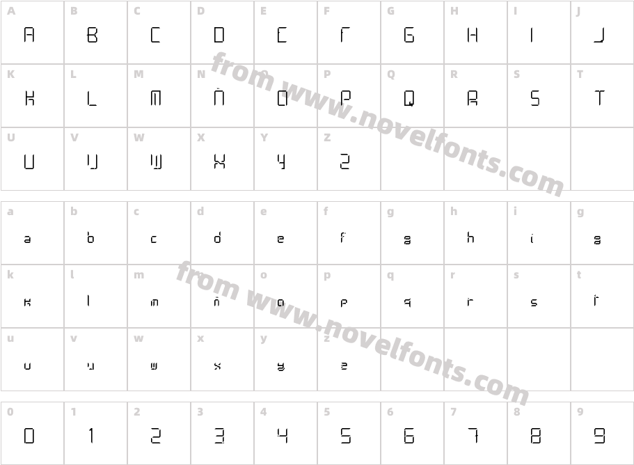 Limh RegularCharacter Map