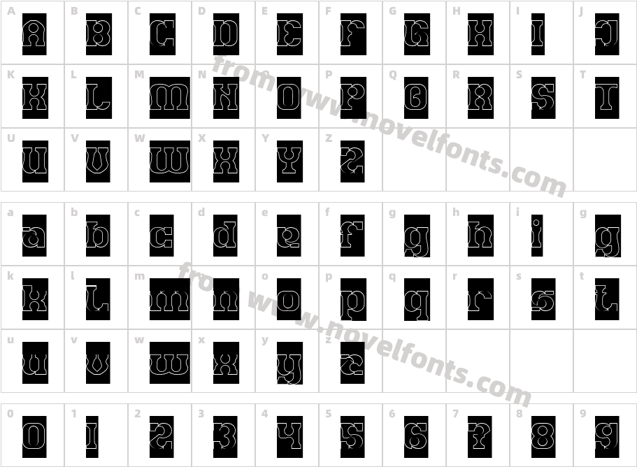 Lion Heart Hollow InverseCharacter Map