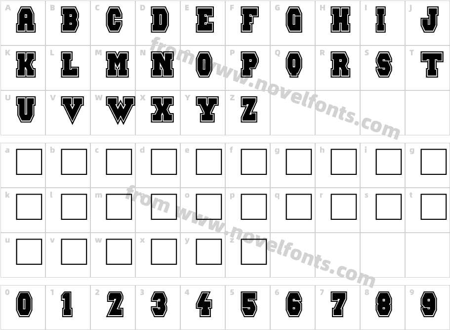 Maximum StrengthCharacter Map