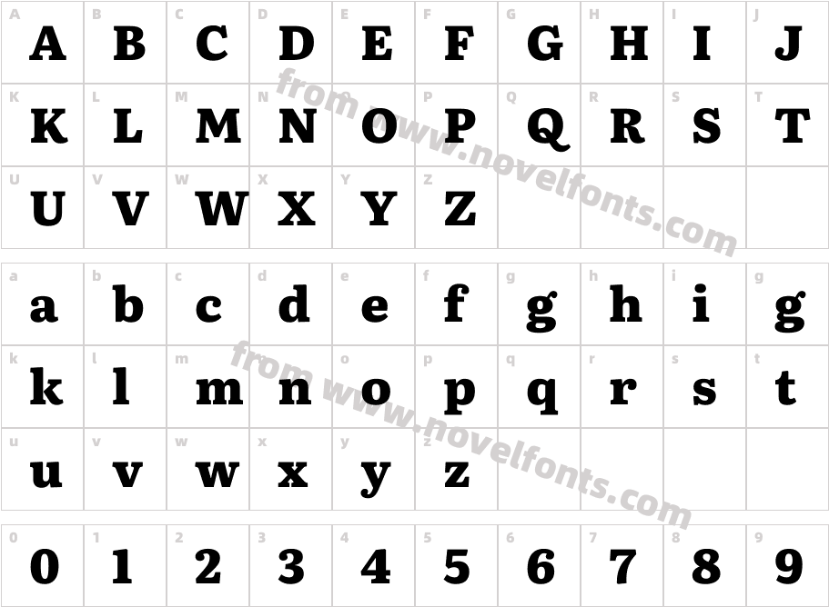 Literata 12pt Extra BoldCharacter Map