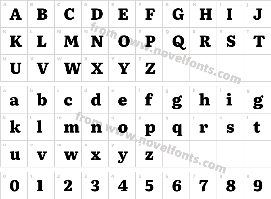 Literata 18pt Extra BoldCharacter Map