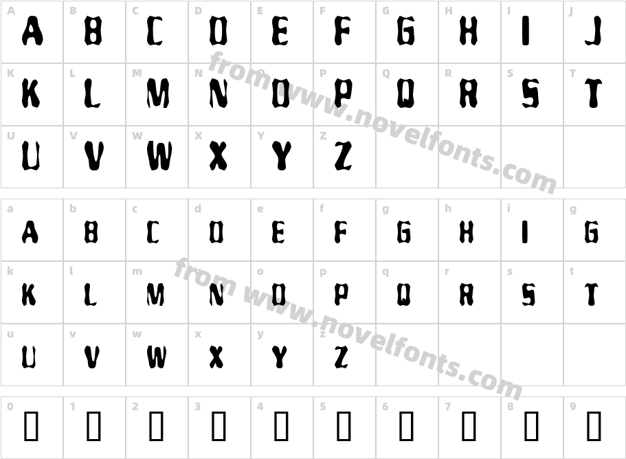 MayakuCharacter Map