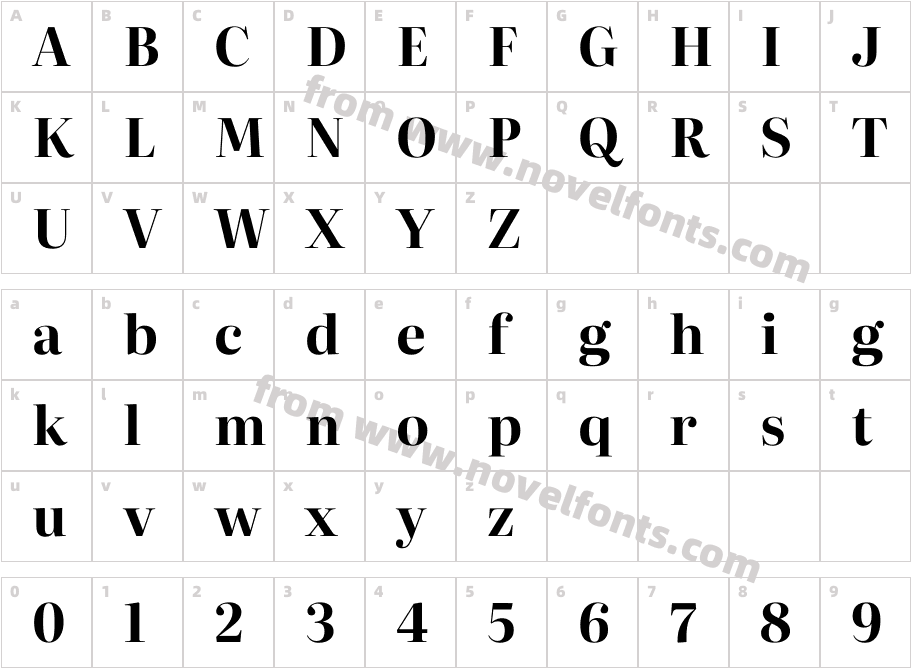 Literata 72pt BoldCharacter Map