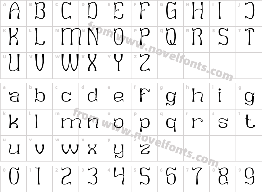 Little Piece LightCharacter Map