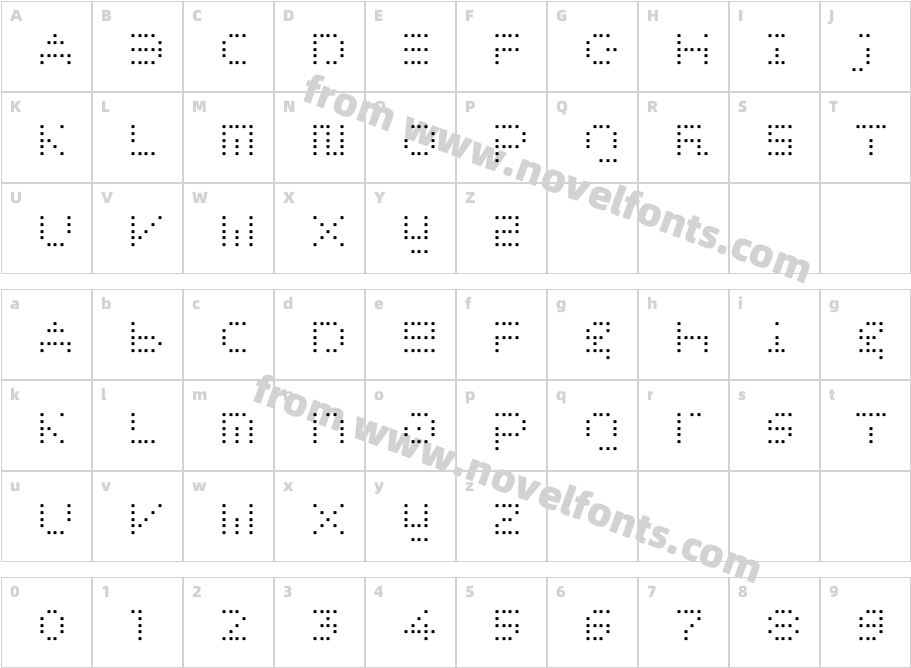 Littlebit Square Blocky SmallCharacter Map
