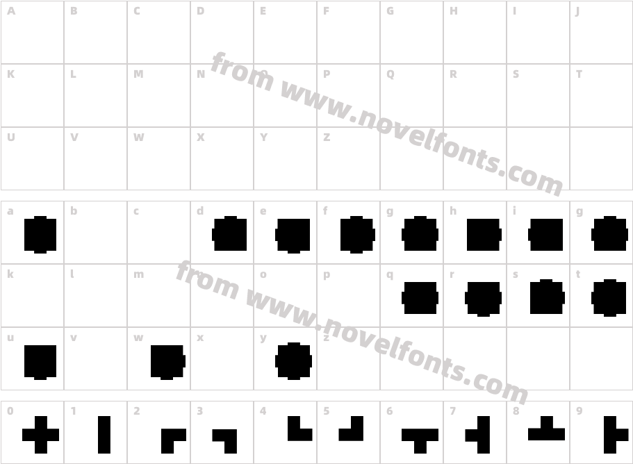 Maze Maker Solid Level 1FCharacter Map