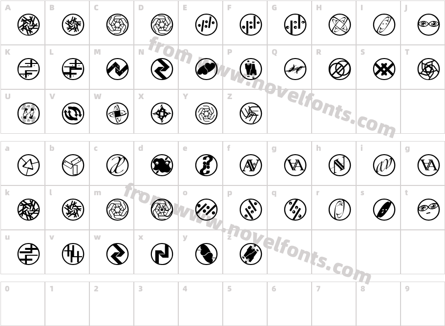 Logos ExercisesCharacter Map